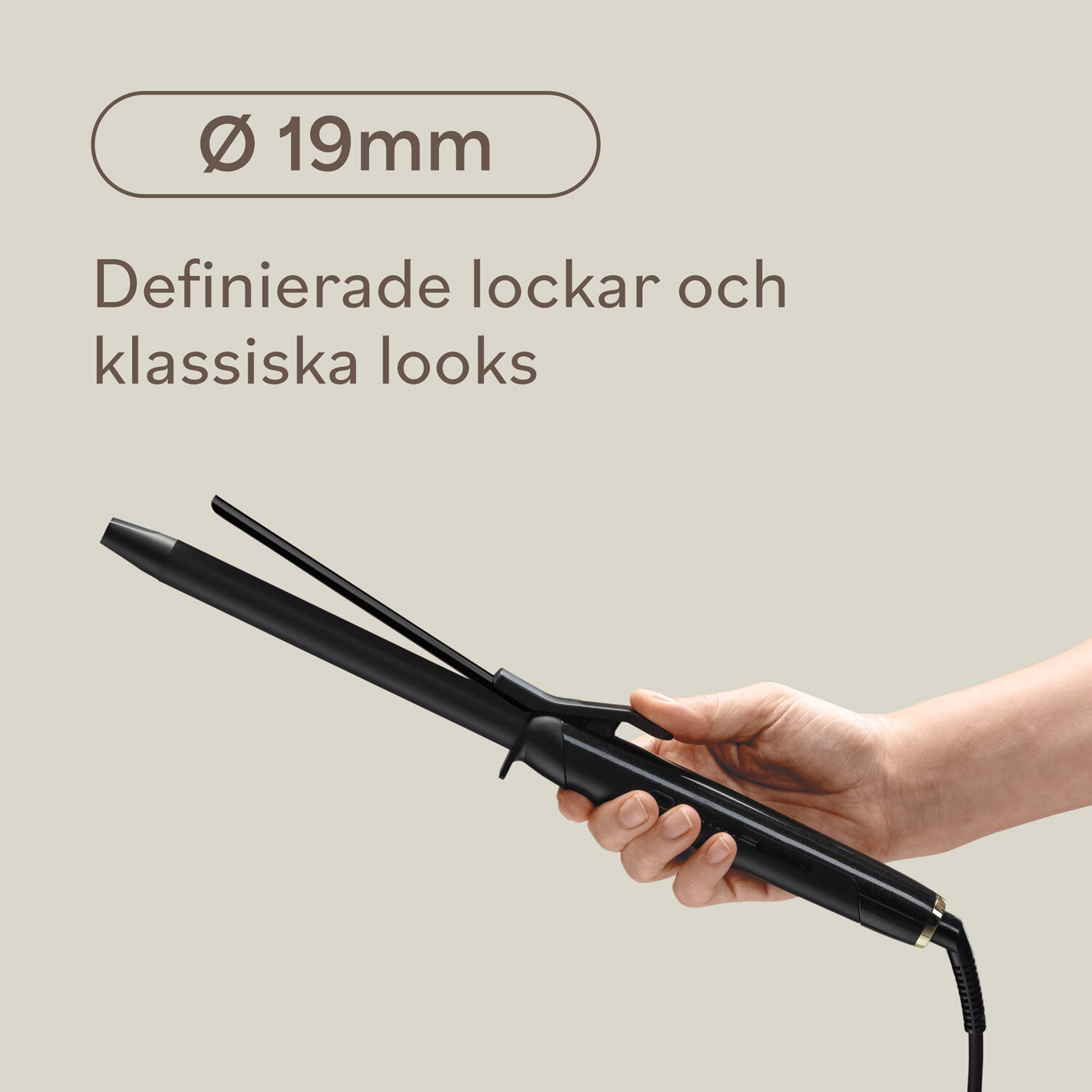 Curling Tong - &Oslash; 19mm
